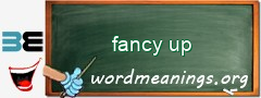 WordMeaning blackboard for fancy up